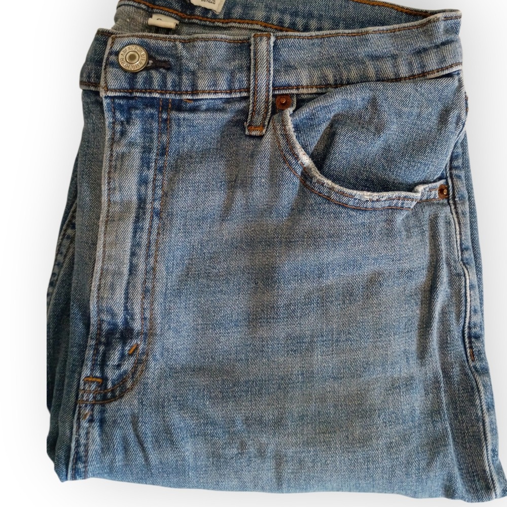 Abercrombie & Fitch Blue Straight Leg Jeans - Picture 3 of 8